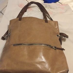 Lovely tan Hobo purse/small satchel